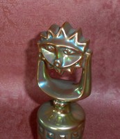 ZSOLNAY EOZIN  TÖRÖK JÁNOS TERVEZÉSŰ  NAP TOTEM /HAJNALKA