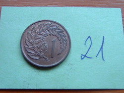 New Zealand new zealand 1 cent 1967 (l): royal british over london, bronze 21.
