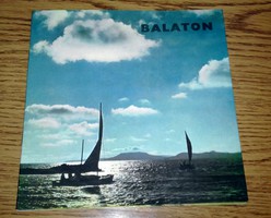 RITKA! Balaton, Cityvox, turisztikai ismertető piros hanglemezzel, 1966, kislemez, reklám