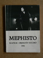 MEPHISTO, MAFILM OBJEKTÍV STÚDIÓ 1981, KÖNYV JÓ ÁLLAPOTBAN,