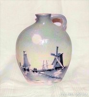 Antique zsolnay jug - based on the design of géza nikelszky