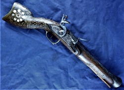 Curiosity, trombone, front-loading, silicon pistol, ca. 1780 !!!