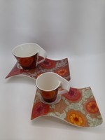 Villeroy & boch tea or cappuccino and coffee cup with saucer