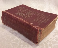 Antique liliput mini book, small dictionary (l2043)