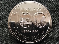 Kanada 100 éves Winnipeg .500 ezüst 1 Dollár 1974 (id39641)