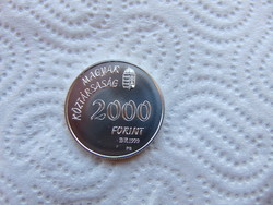 Ezüst 2000 forint 1999 BU 20 gramm 925 - ös ezüst