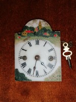 Miniature wall clock, tawannes watch