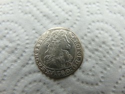 Leopold ezüst XV. krajcár 1678 K.B.
