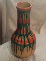 Mázas kerâmia váza