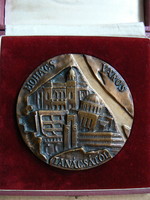 City of Mohács, medal (award) in a gift box, marked: 