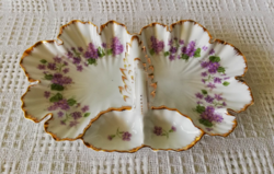 Fabulous violet imperial porcelain centerpiece, offering