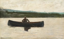 Winslow homer - angler - reprint