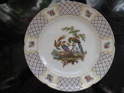 A K Kaiser madaras , virágos dísz tányér