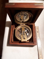Original antique k.Koch berlin compass, compass in its own holder
