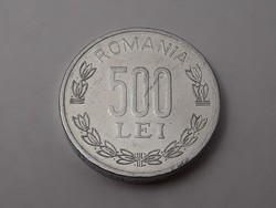 Románia 500 Lei 2000 érme - Román 500 lej 2000 külföldi pénzérme