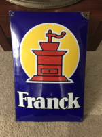 Franck kávé - zománctábla (zománc tábla, reklámtábla)