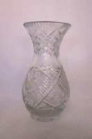 Lead crystal, polished jug vase