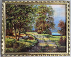 FK/144 - Galgóczi szignóval – Erdőszéle című festménye