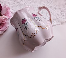 Czech pink rose mug 9cm