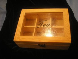 N26 watch, tea, jewelry box also with 6 compartments large holder with locking clasp 21 x16 x 7.5 Cm high