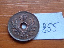 Finland 10 pennies 1942 copper # 855