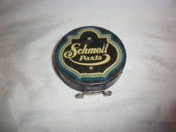 Small antique schmoll paste metal box