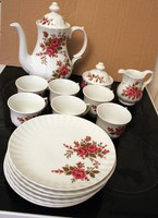 Wunsiedel bavaria porcelain 6-person tea set / breakfast set, incomplete