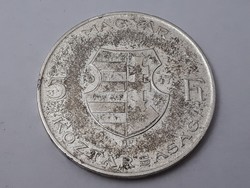 Magyarország Ezüst 5 Forint 1947 érme - Magyar Kossuth 5 forint 1947 patinás pénzérme