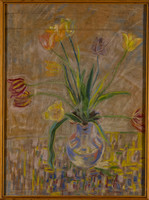 András Vincze (1914-1987): flower still life - cz