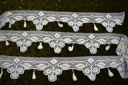Rece crochet crochet lace shelf ornament drapery curtain lace Art Nouveau pattern 280x15cm 2.8 meters