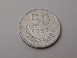 Lengyelország 50 Groszy 1978 érme - Lengyel 50 groszy 1978 külföldi pénzérme