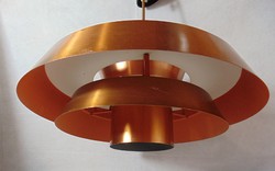 Designed Danish tooth & morup copper ceiling lamp