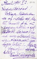 1941. X.2. Letter from Archduchess Elizabeth of Alcsút Castle