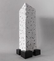 Heide Warlamis posztmodern porcelán váza, Vienna Collection 1980-as évek