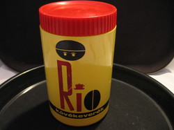 Retro rio coffee blend in plastic box