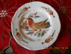Zsolnay Főnix madaras mini tányér, Ritka