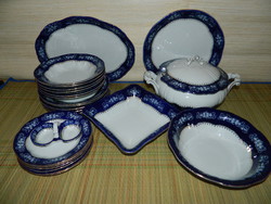 Zsolnay pompadur tableware for 6 people