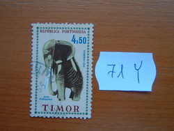 TIMOR 4,5 E 1961 Művészetek ELEFÁNT  71Y