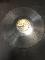 Original -goldora -platte vinyl record without cover. 30 Cm in diameter.