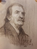 Portrait of elderly man Daffinger Hanna (1883-1931)