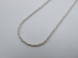 Kk1270 braided pattern elegant silver necklace marked 925