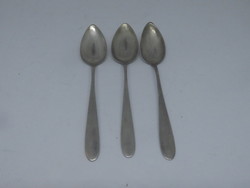 3 pcs 13 lats antique silver Viennese spoon 1851