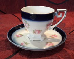 Antik ritka Altwien porcelán csésze tányérral 2. (L1796)