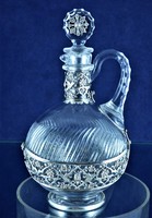 Dreamy, antique silver decanter, Paris, CA. 1840 !!!