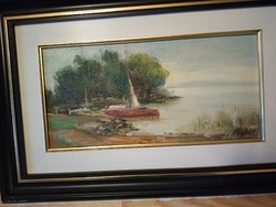Oil painting by Ottó painter from Vágfalvi for sale!