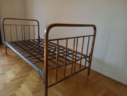 Art deco copper bed