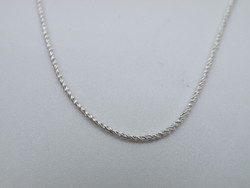 Kk1279 braided pattern elegant silver necklace marked 925