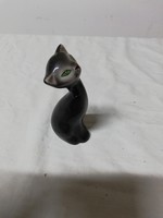 Porcelán cica, macska figura