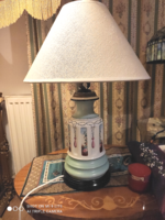 Viennese Biedermeier beautiful porcelain lamp with the bulb shown in the first picture