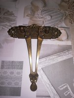 Old copper furniture with handle, knocker or something